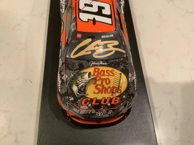 CHASE BRISCOE AUTOGRAPHED 2025 TOYOTA CAMRY BASS PRO SHOP DIECAST & CARD - Image 1 of 4