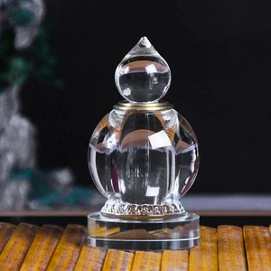 Large 15CM Crystal Stupa Reliquary Pagoda Gau Box for Buddhist Offering - Picture 1 of 8
