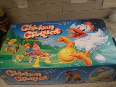 NEW MILTON BRADLEY WACKY WICKET GAME CHICKEN CROQUET 1996 - Image 1 of 4