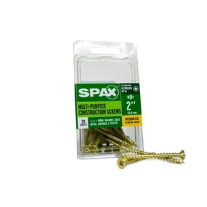 SPAX 4101020400502 Zinc-Plated Steel Flat Head Multi-Material Screw #8 x 2 L in. - Picture 1 of 4