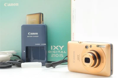[Near Mint in Box] Canon IXY 210F PowerShot ELPH 100 HS12.1MP Digital Gold JAPAN - Image 1 of 4