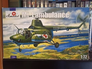 MODELLISMO- Mi-1 Ambulance - AMODEL scala 1/72 - Foto 1 di 1