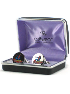 Amazing Spider-Man conjunto de abotoaduras masculinas Marvel Comics novo em folha na caixa - Imagem 1 de 4