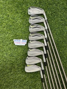 Nike Golf Vapor Pro Combo Irons Set 4-AW SteelFiber Stiff Flex Winn Grips RH - Picture 1 of 5