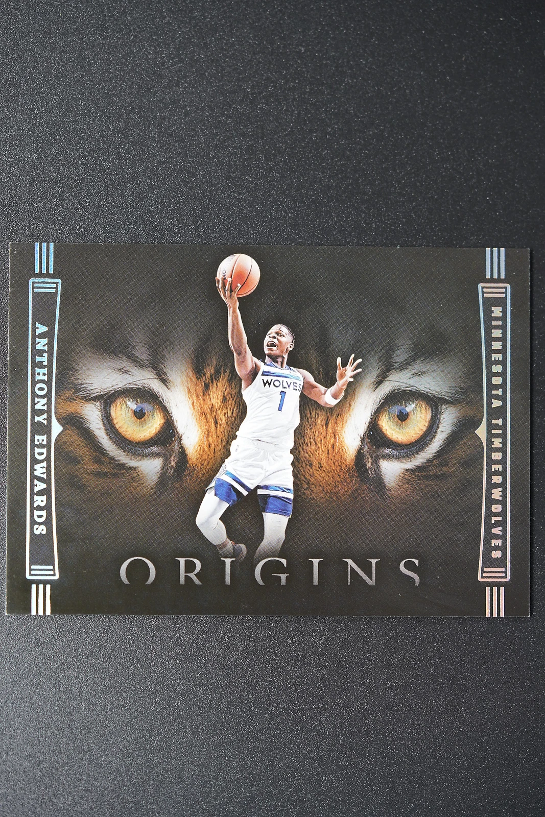 Anthony Edwards 2022-23 Panini Origins Tiger Eyes #6 Timberwolves Case Hit SSP