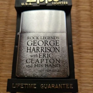 George Harrison & Eric Clapton Japan Performance Commemorative Zippo Lighter - Picture 1 of 20