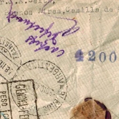 Bermuda WWII 1940 Cover w/ VERY RARE BRN 4200 in Grey - Image 1 of 4