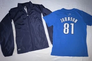 Boys 2pc Clothing Bundle Size Youth Large - GTM Windbreaker- Detroit Lions Shirt - Picture 1 of 12