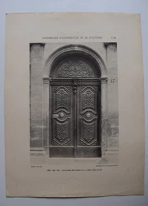 AIX PROVENCE Hotel D ESTIENNE Porte ARCHITECTURE Sculpture PHOTO 1910 - Imagen 1 de 2