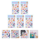  Decals Stickers Label Paper Water Bottle for Kids Car Journal Cute