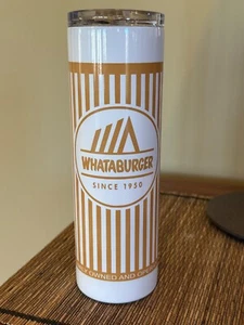 Whataburger 30 Unzen dünner Becher individuell Spaß Geschenk isoliert Edelstahl - Bild 1 von 4