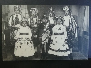 Cartolina Sampeyre Abbadia 1930 Costumi Animata AD321 - Imagen 1 de 1