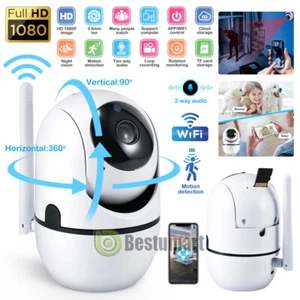 1080P WiFi Wireless Indoor Home Security Camera Night Vision Baby Pet Monitor - Picture 1 of 21