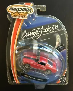 2003 Matchbox Collectibles Barrett Jackson 1968 Ford Mustang GT Red B4319 - Picture 1 of 5