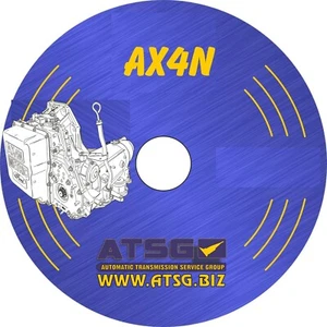Libro de servicio de revisión manual de transmisión Ford AX4N ATSG nuevo - Imagen 1 de 1