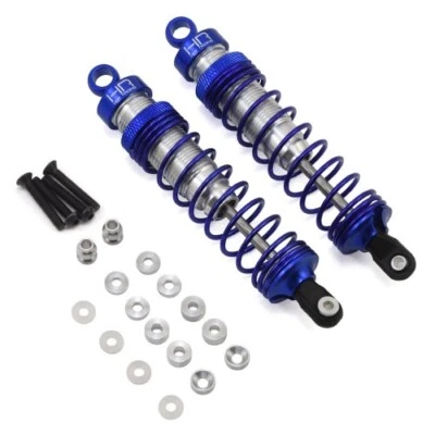 Hot Racing Aluminum 100mm HD Big Bore Shocks (Blue) for Traxxas Slash TD100X06 - Image 1 of 2