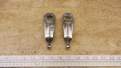 1981 Honda CB650C Custom H618-3) rear wheel adjuster set - Image 1 of 4
