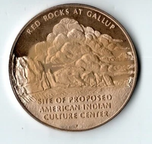 Gallup New Mexico Red Rocks Medaille - Bild 1 von 2