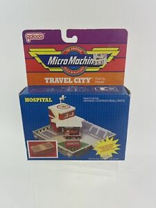 Original Galoob Micro Machines 1988 Travel City Hospital Factory Sealed