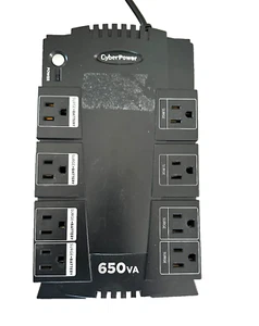 Cyber Power SE450G 650VA/375W 8 Outlets UPS 120V . with battery - Picture 1 of 6