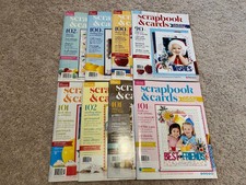 NEW Scrapbook & Cards Today Magazine Lot of 8 Issues, Summer 2020-Spring 2022