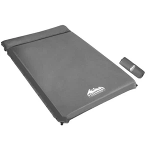 Weisshorn Self Inflating Mattress Camp Sleeping Mat Air Bed Pad Double Grey 10CM - Picture 1 of 8