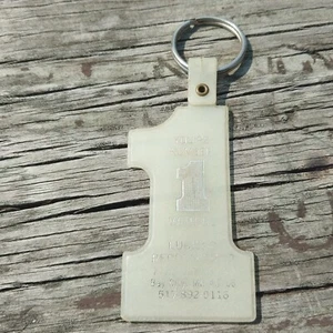 Lucky's Record Shop Bay City MI FOB Keychain - Picture 1 of 1