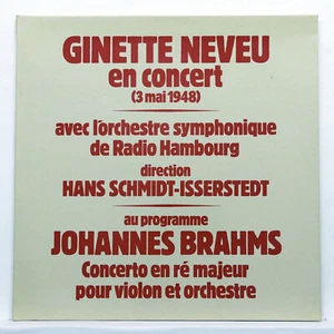 GINETTE NEVEU in concert 1948 - STIL 0305S48 LP NM - Imagen 1 de 2