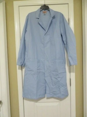 Red Kap Men's Interior Pocket Lab Coat - Light Blue - Size Medium Regular - Image 1 of 4