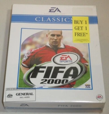 fifa 2000 game pc cd rom big box aus retail brand new sealed - Image 1 of 2