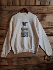 Vintage Rare Granny Crewneck Sweatshirt Wildflowers FotL NWT XL Made In USA - Picture 1 of 10
