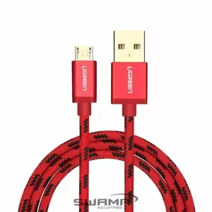 UGREEN Micro USB to USB 2.0 Type A Cable with Braided Jacket - RED - 150cm - Foto 1 di 2