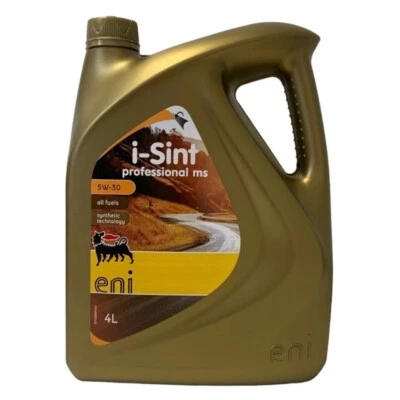 OLIO MOTORE ENI I-SINT PROFESSIONAL MS 5W30 4LT PER AUTO ALTE PRESTAZIONI - Bild 1 von 4
