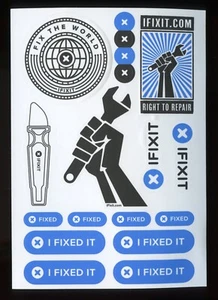 iFixIt Promo Sticker Sheet - Bild 1 von 1