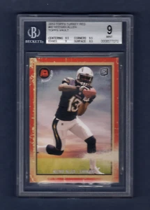 KEENAN ALLEN 2013 TOPPS TURKEY RED ROOKIE VAULT  BLANK BACK RC SP # 1 / 1 BGS 9 - Picture 1 of 2
