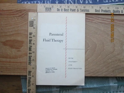 TERAPIA FLUIDA PARENTERAL - Folleto Laboratorios Baxter 1953 Foto 1 de 4