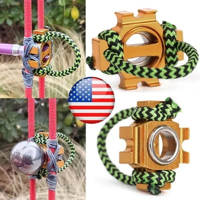 Archery Bow Magnetic Base Steel Ball Arrow Holder Dual-use Compound Bow Hunting - Image 1 of 4