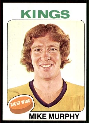 1975-76 Topps Hockey #52 Mike Murphy Los Angeles Kings - Image 1 of 2