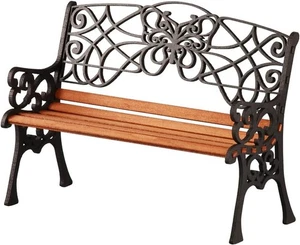 Kobaani 1/12 Iron Furniture Bench Kit IF-023 - Compressed Paper Assembly - Picture 1 of 2