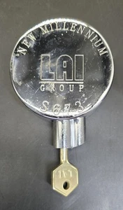 LAI S673 Schwerlast massiver Stahl versteckter Schäkel Hockey Puck Vorhängeschloss Anhänger - Bild 1 von 5