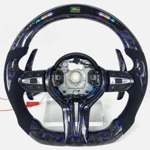 Forged LED Steering Wheel For BMW F20 F22 F30 F32 F34 F36 F15 F16 F80 F82 F10 - Picture 1 of 8