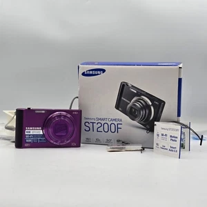 Cámara digital compacta Samsung ST200F 16,1 MP 10x zoom Wi-Fi negra - probada - Imagen 1 de 20