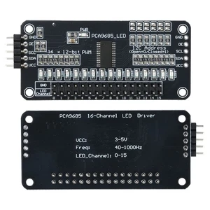 PCA9685 Modul 16 Kanal LED Treiber Platine Modul I2C Bus PWM Controller Modul - Bild 1 von 17
