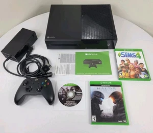 Microsoft Xbox One 500 GB Black Console 1540 w/ Controller Games Bundle - Picture 1 of 24