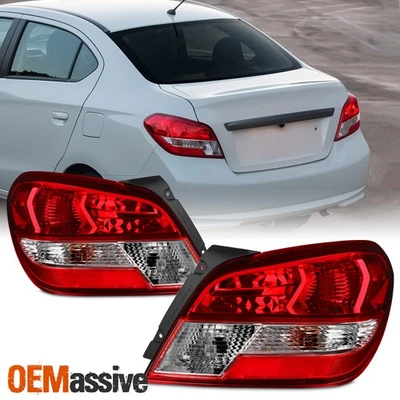 For 2017-2020 Mitsubishi Mirage Halogen Type Tail Light OE Style Left + Right - Image 1 of 4