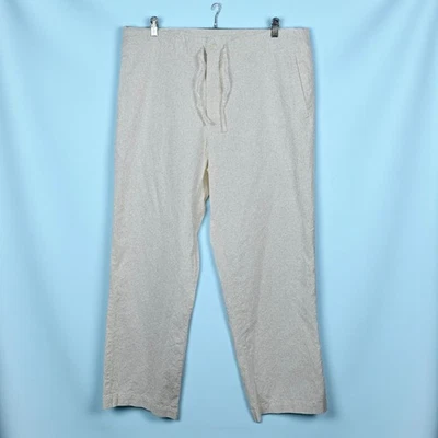 Pantalones Joseph & Feiss Para Hombres Lino Mezcla Algodón Cordón 40x32 Marfil Blanco Resort Foto 1 de 4