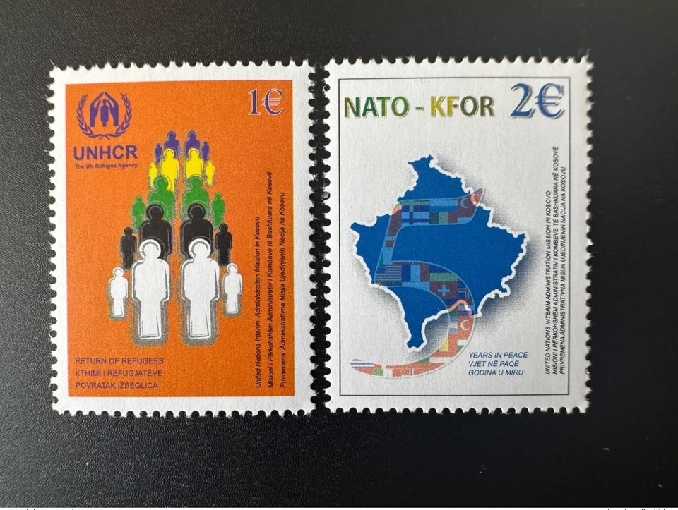 Kosovo 2004 Mi. 18 - 19 United Nations NATO OTAN KFOR UNHCR Refugees - Photo 1/1