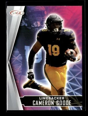 2022 SAGE #177 Cameron Goode RC California Golden Bears - Image 1 of 2