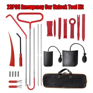 23X Emergency Kit Auto Tool Window-Car Door Open Unlock Lock Out Universal Kit - Picture 1 of 12