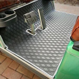 Xtreme Mats Club Car Golf Cart Mat, Full Coverage Floor Liner -GREY- Fits DS - Picture 1 of 6